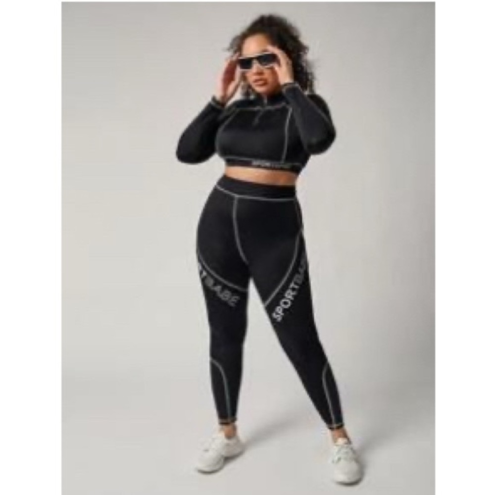 Black SportBabe Yoga Pants